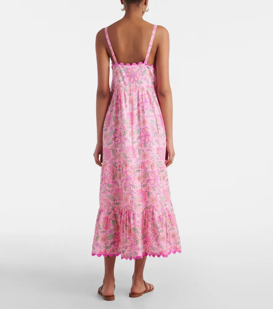JULIET DUNN Floral printed cotton maxi dress | Thumbnail 2