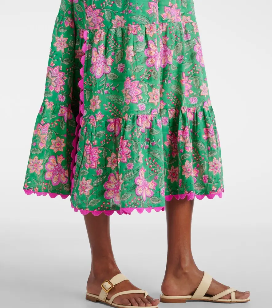 JULIET DUNN Printed cotton maxi dress | Thumbnail 2