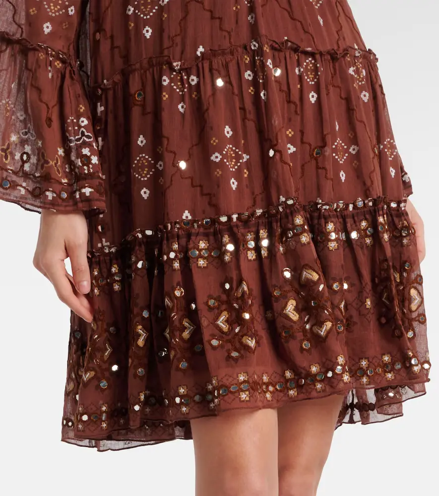 JULIET DUNN Sequined cotton minidress | Thumbnail 3 JULIET DUNN Sequined cotton minidress | Thumbnail 3