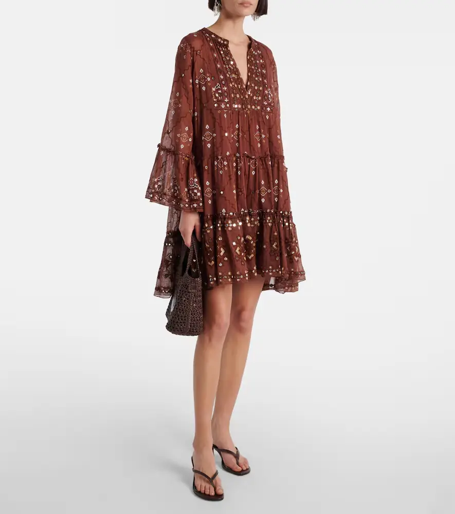 JULIET DUNN Sequined cotton minidress | Thumbnail 4 JULIET DUNN Sequined cotton minidress | Thumbnail 4