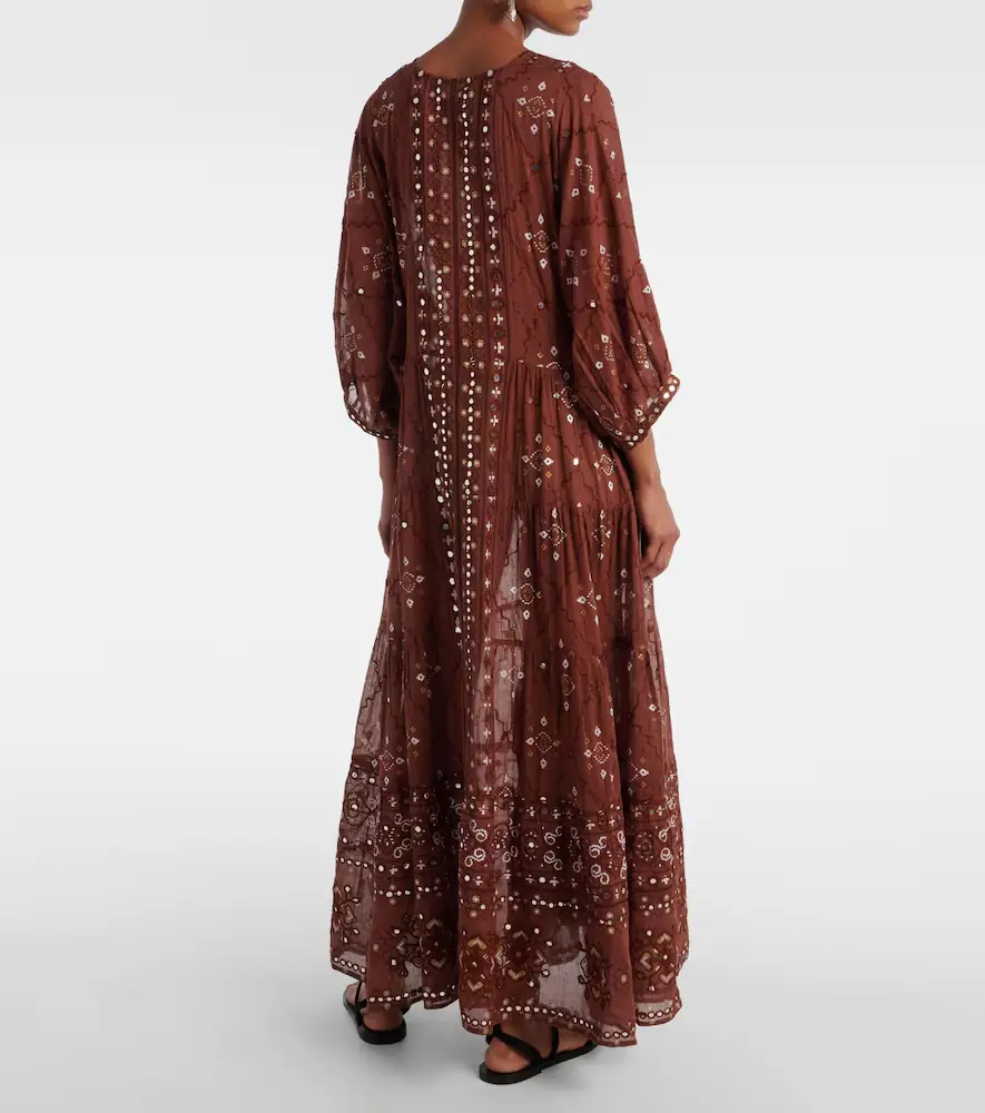 JULIET DUNN Printed cotton maxi dress | Thumbnail 2