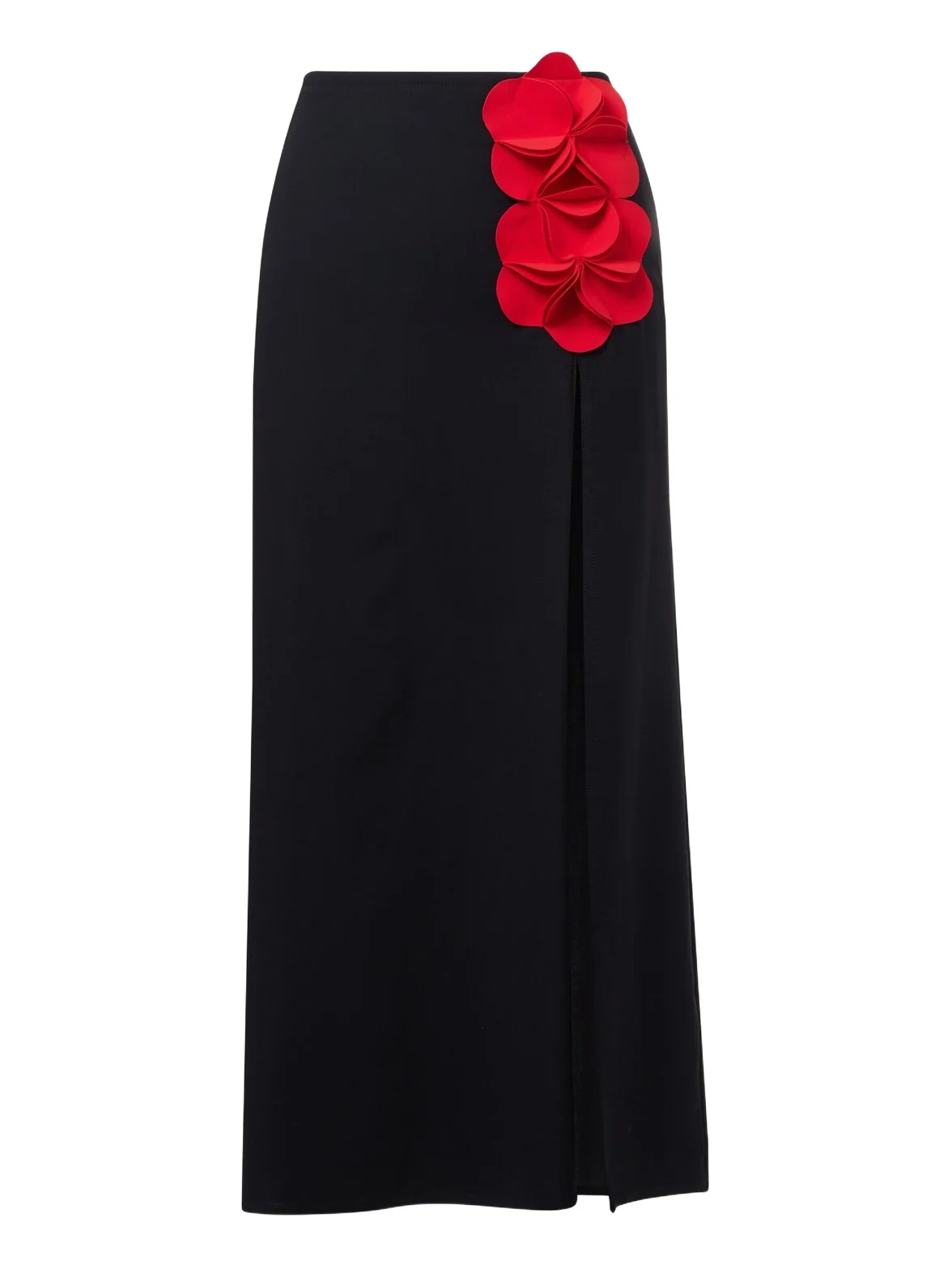 Karla Colletto Floral-appliqué beach cover-up