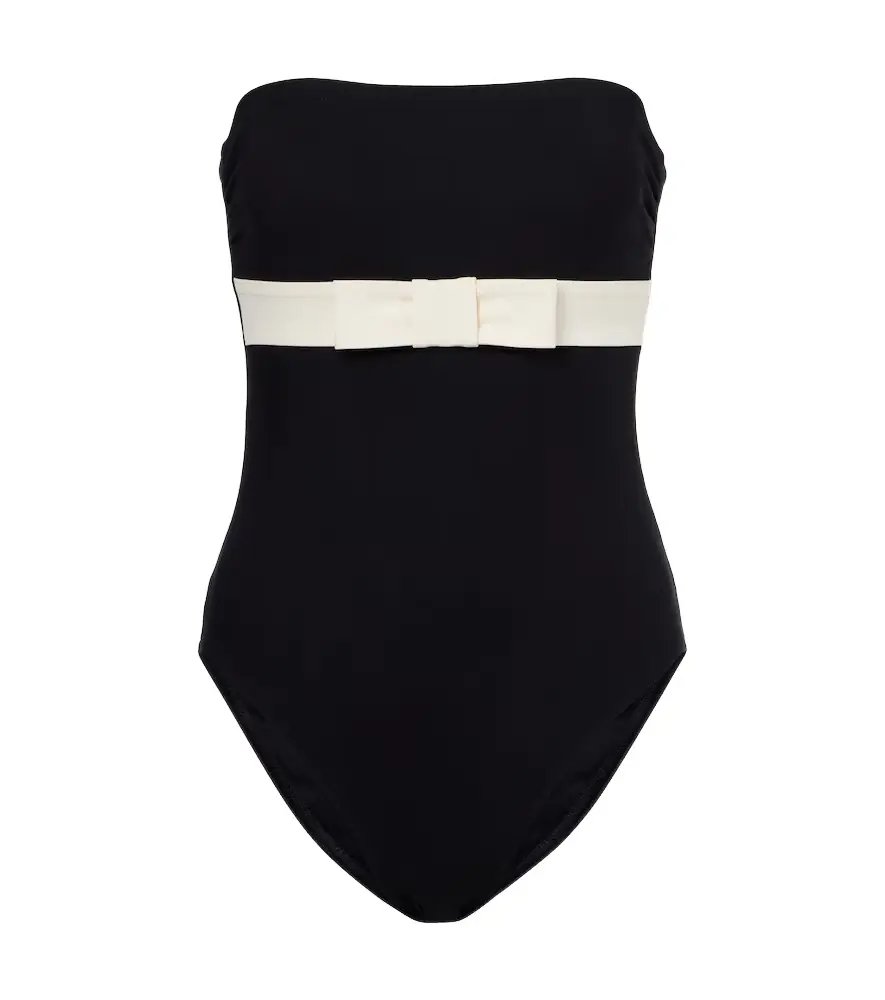 Karla Colletto Kit bow-detail swimsuit | Image 1 Karla Colletto Kit bow-detail swimsuit | Image 1