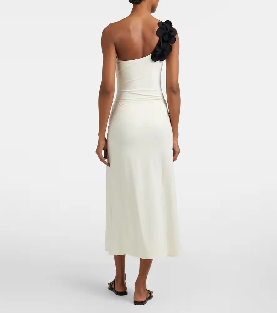 Karla Colletto Tess floral-appliqué midi skirt | Thumbnail 2
