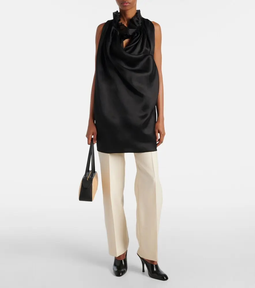 Khaite Meegan draped silk top | Thumbnail 2