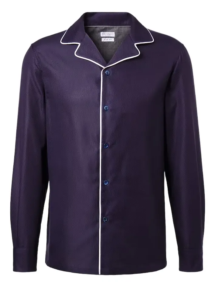 Cotton pajama shirt