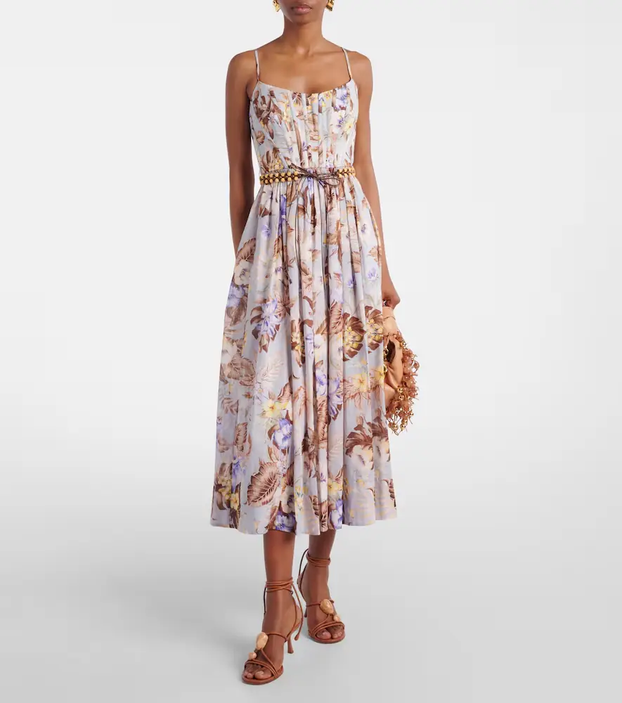 Zimmermann Rhiannon floral cotton bustier dress | Thumbnail 2