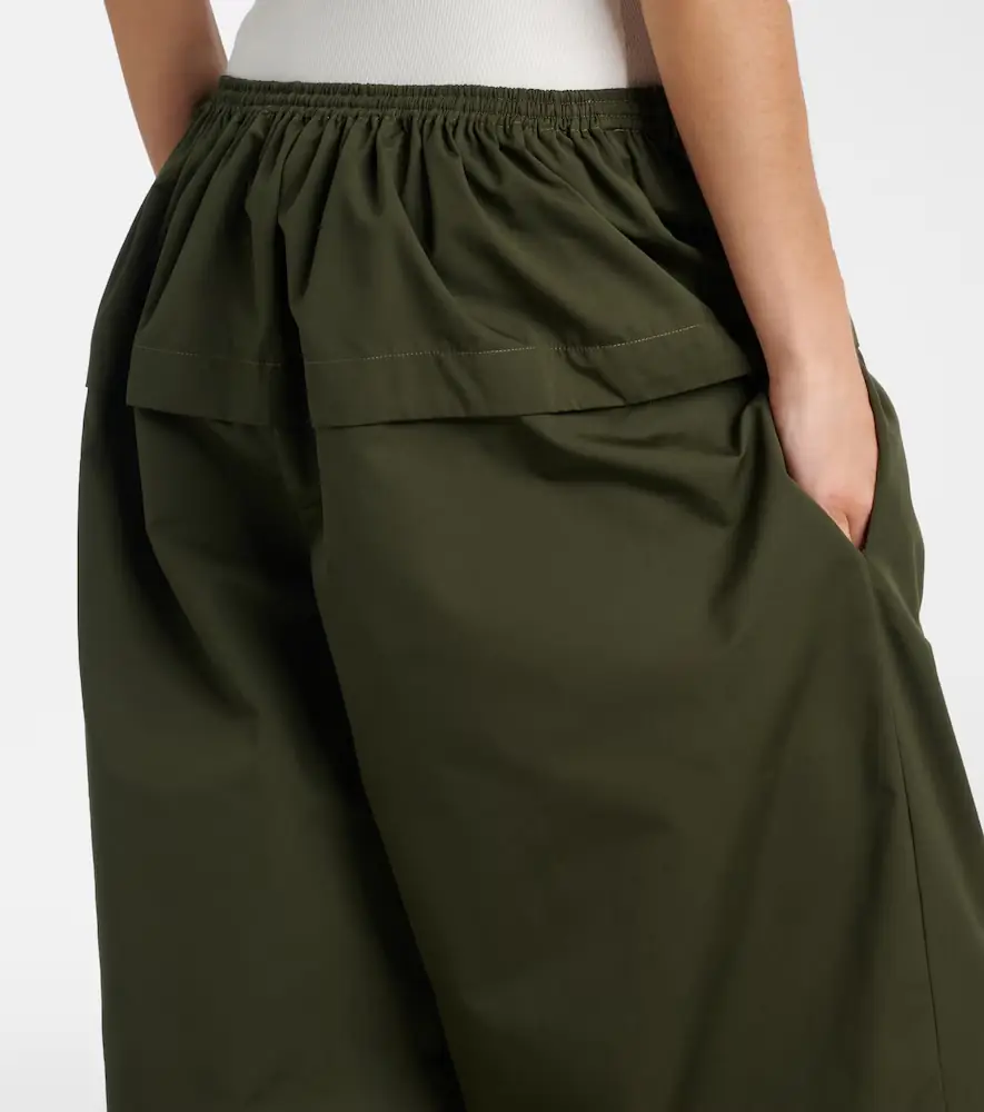 ALAÏA Peplum cotton tapered pants | Thumbnail 3 ALAÏA Peplum cotton tapered pants | Thumbnail 3