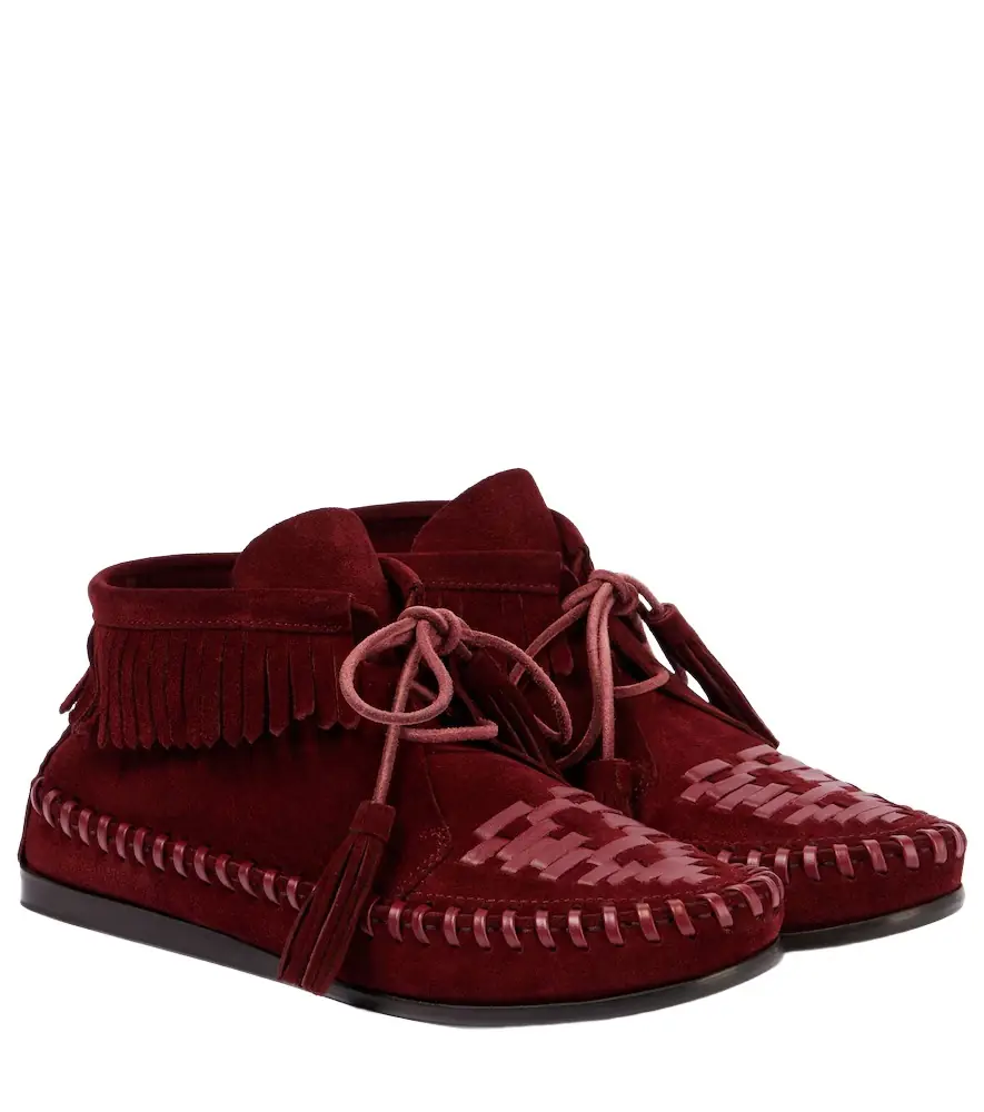 Isabel Marant Felsa fringed suede loafers