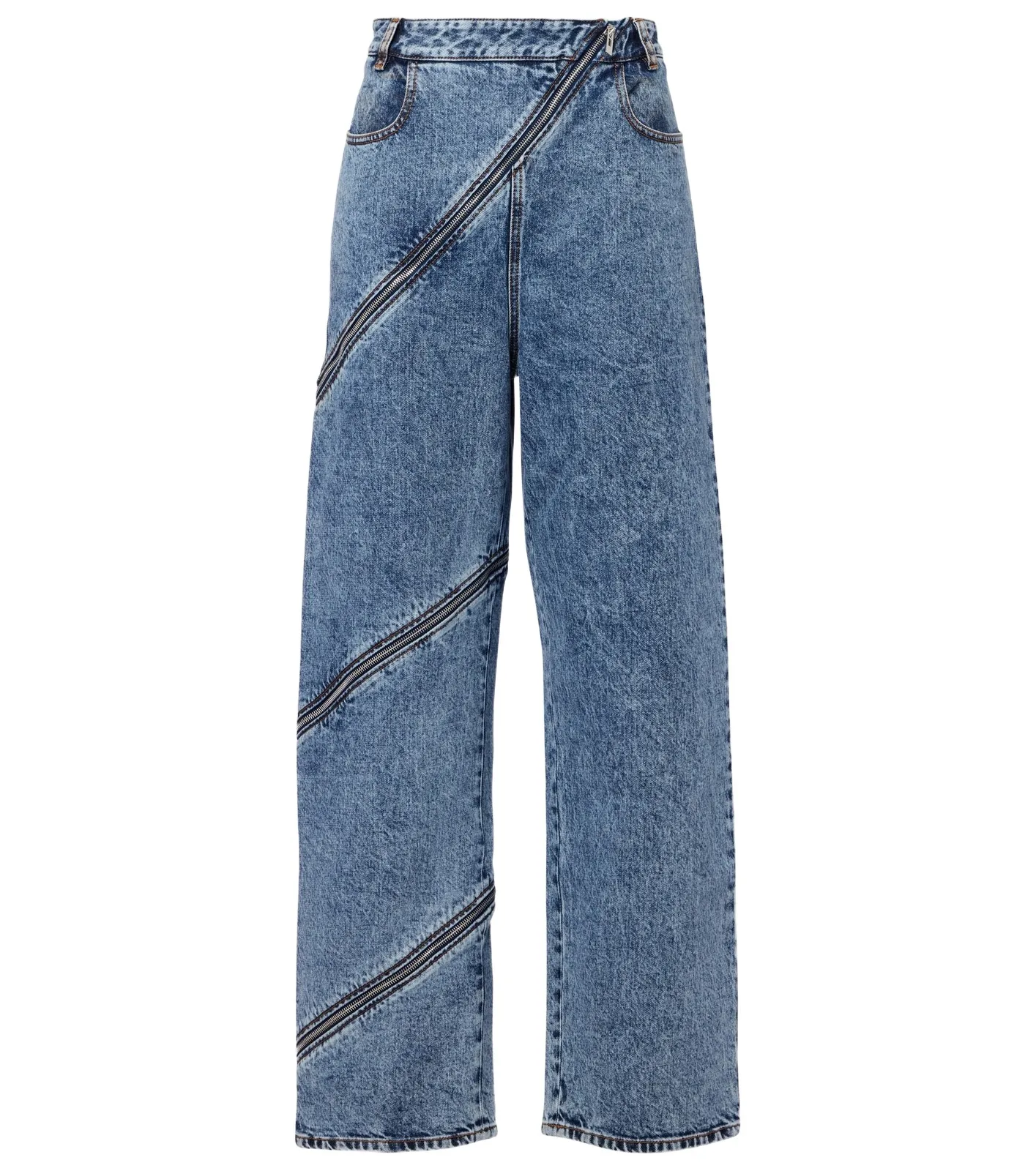 Spiral high-rise wide-leg jeans Spiral high-rise wide-leg jeans
