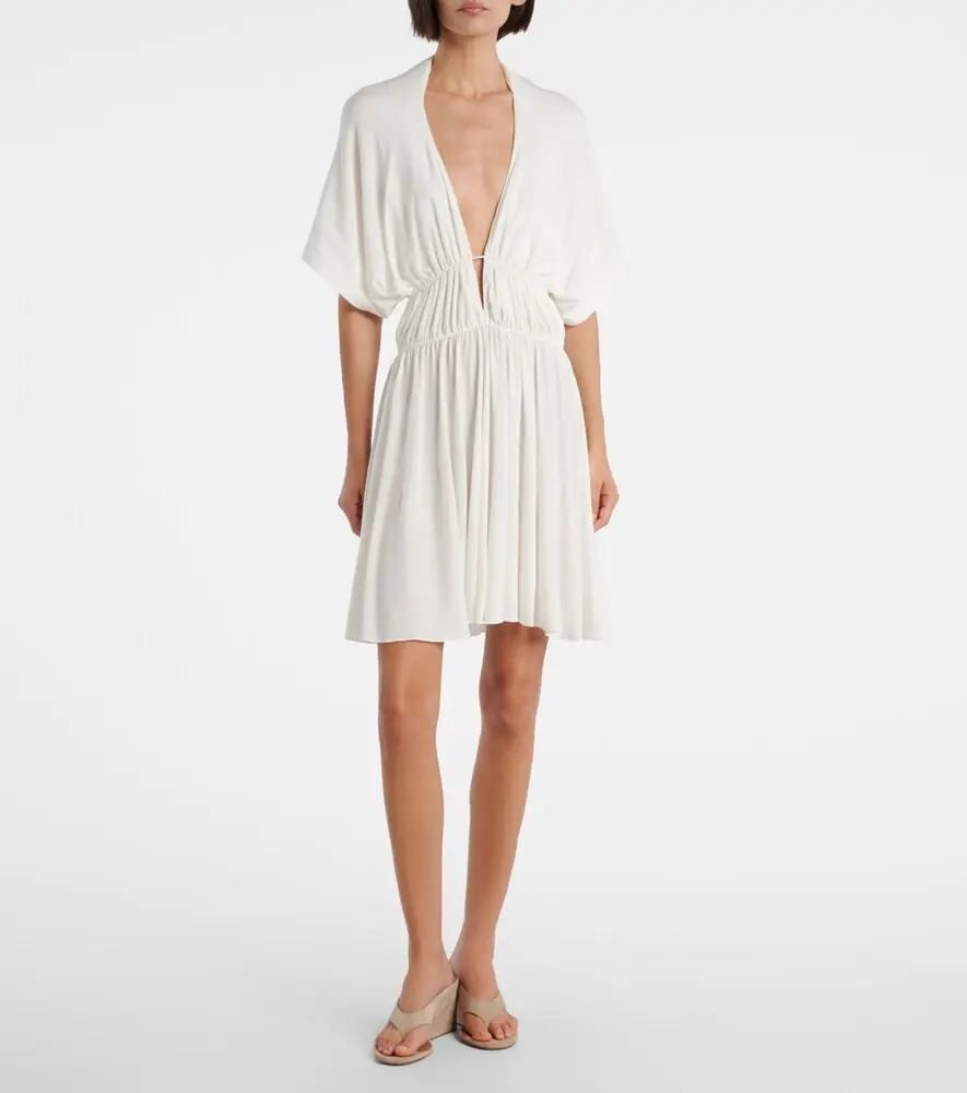 ALAÏA ALAÏA Gathered minidress | Thumbnail 5