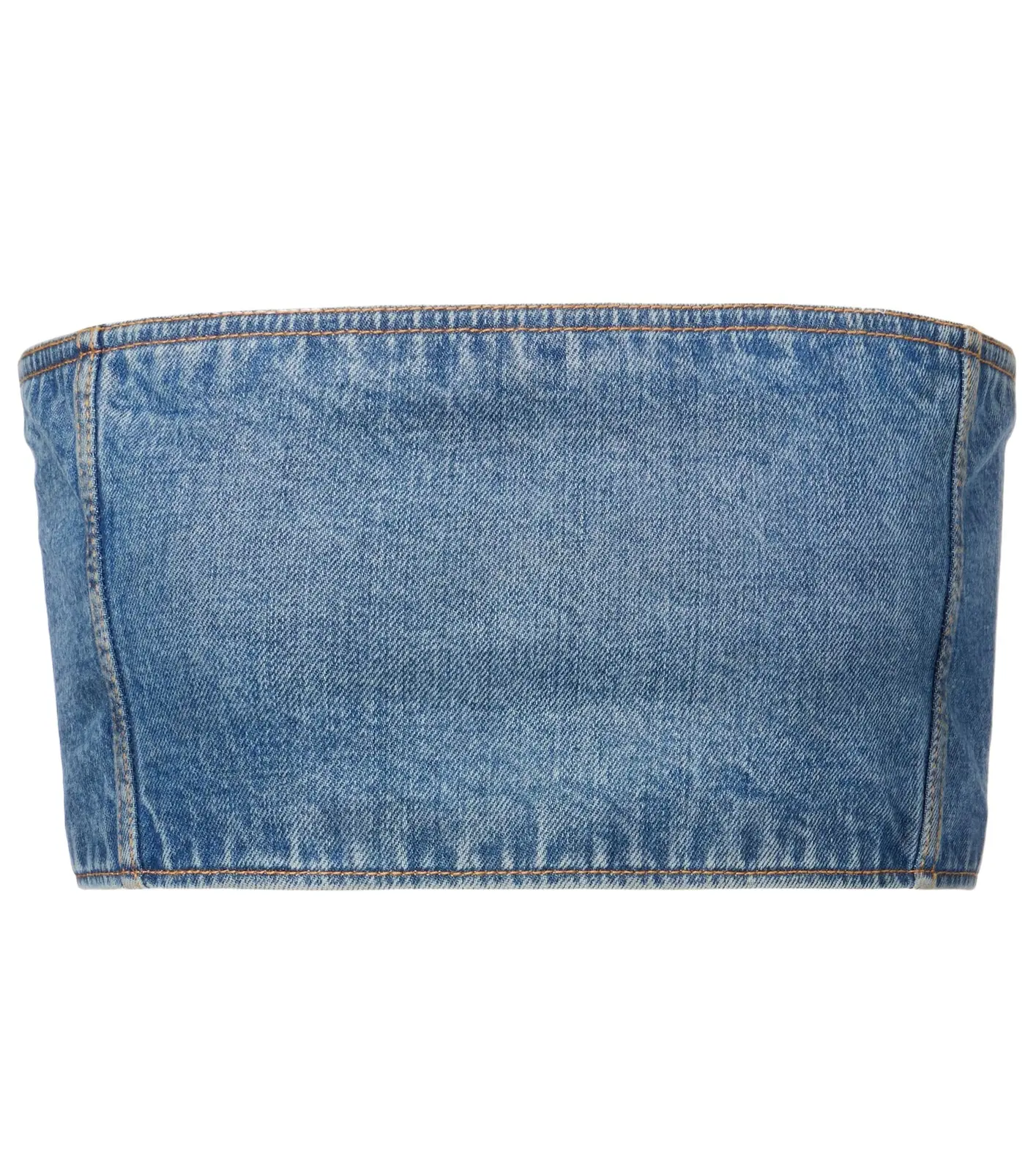 ALAÏA Denim crop top ALAÏA Denim crop top