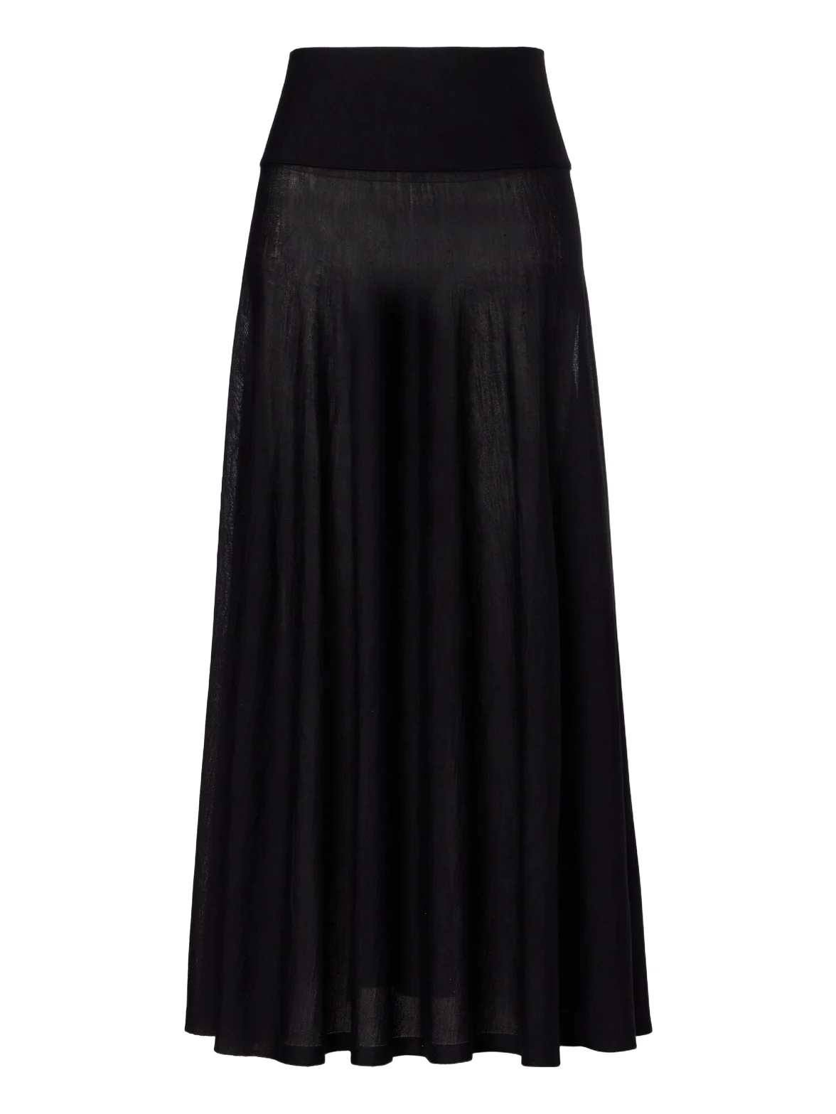 ALAÏA Flared virgin wool maxi skirt
