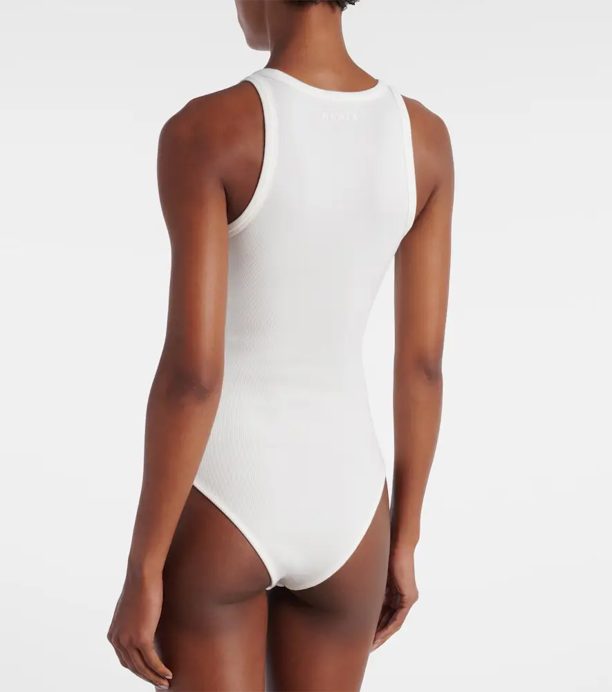 ALAÏA ALAÏA Ribbed-knit bodysuit | Thumbnail 4 ALAÏA ALAÏA Ribbed-knit bodysuit | Thumbnail 4