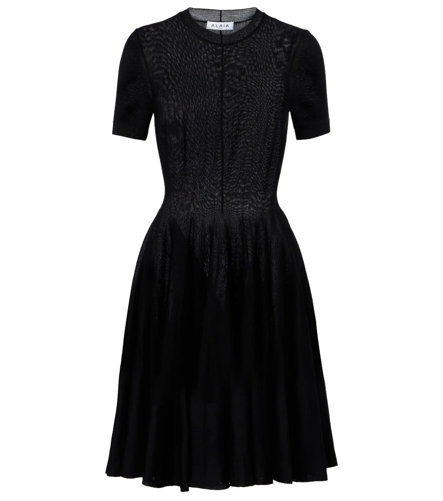 ALAÏA Skater wool minidress