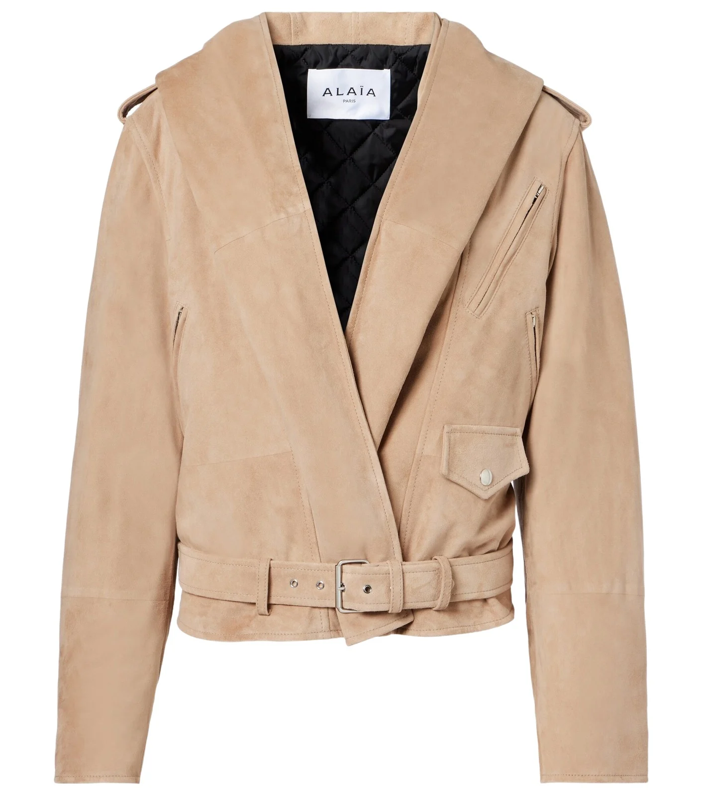 ALAÏA Suede biker jacket ALAÏA Suede biker jacket