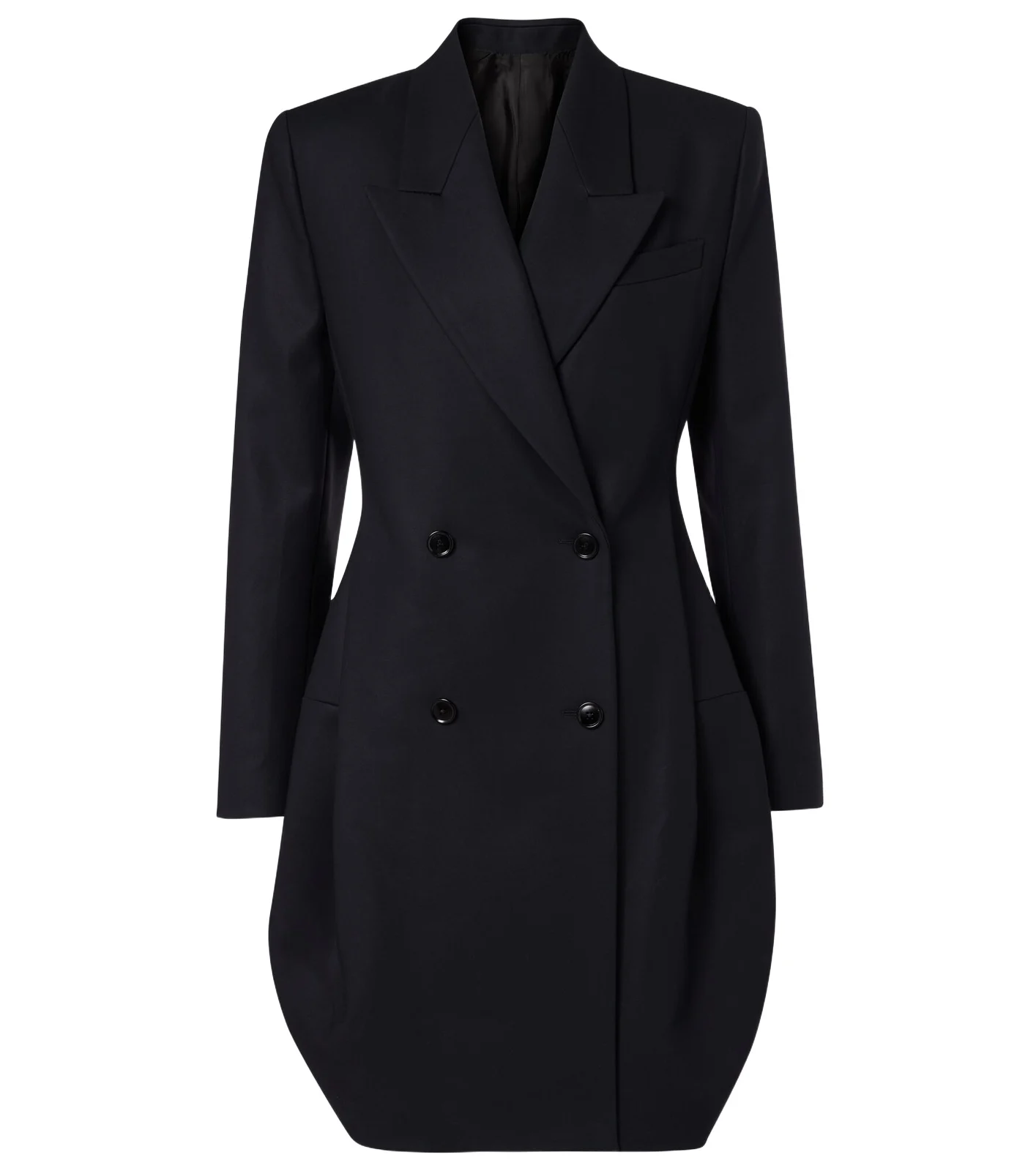 Double-breasted cotton blazer dress Double-breasted cotton blazer dress