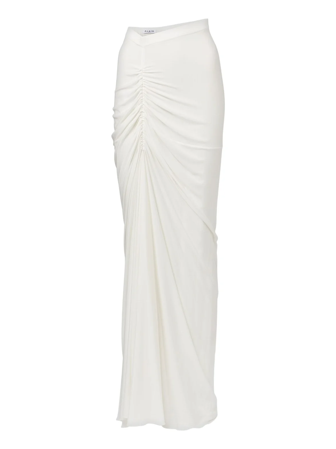 ALAÏA Draped jersey maxi skirt ALAÏA Draped jersey maxi skirt