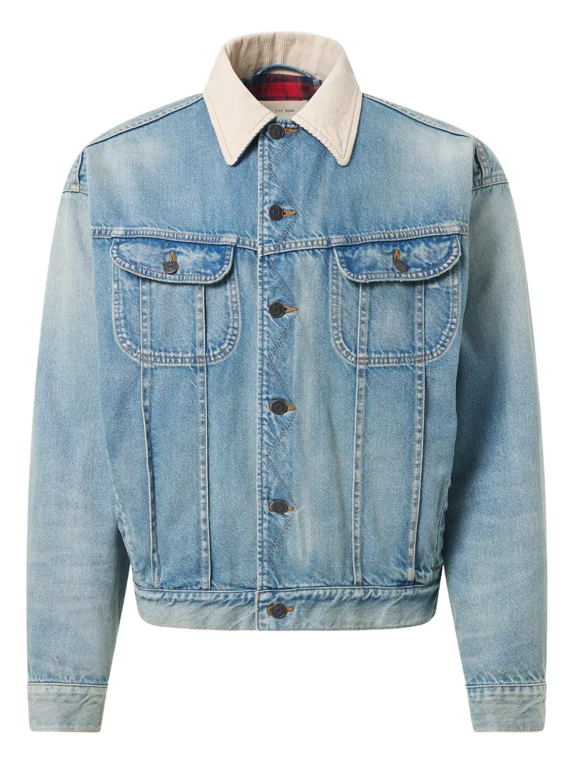 Joret corduroy-trimmed denim jacket Joret corduroy-trimmed denim jacket