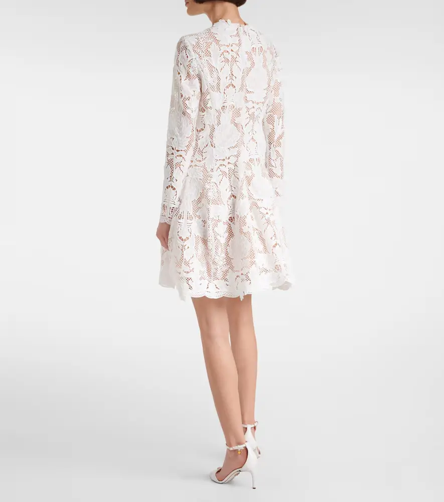 Oscar de la Renta Lace guipure minidress | Thumbnail 2