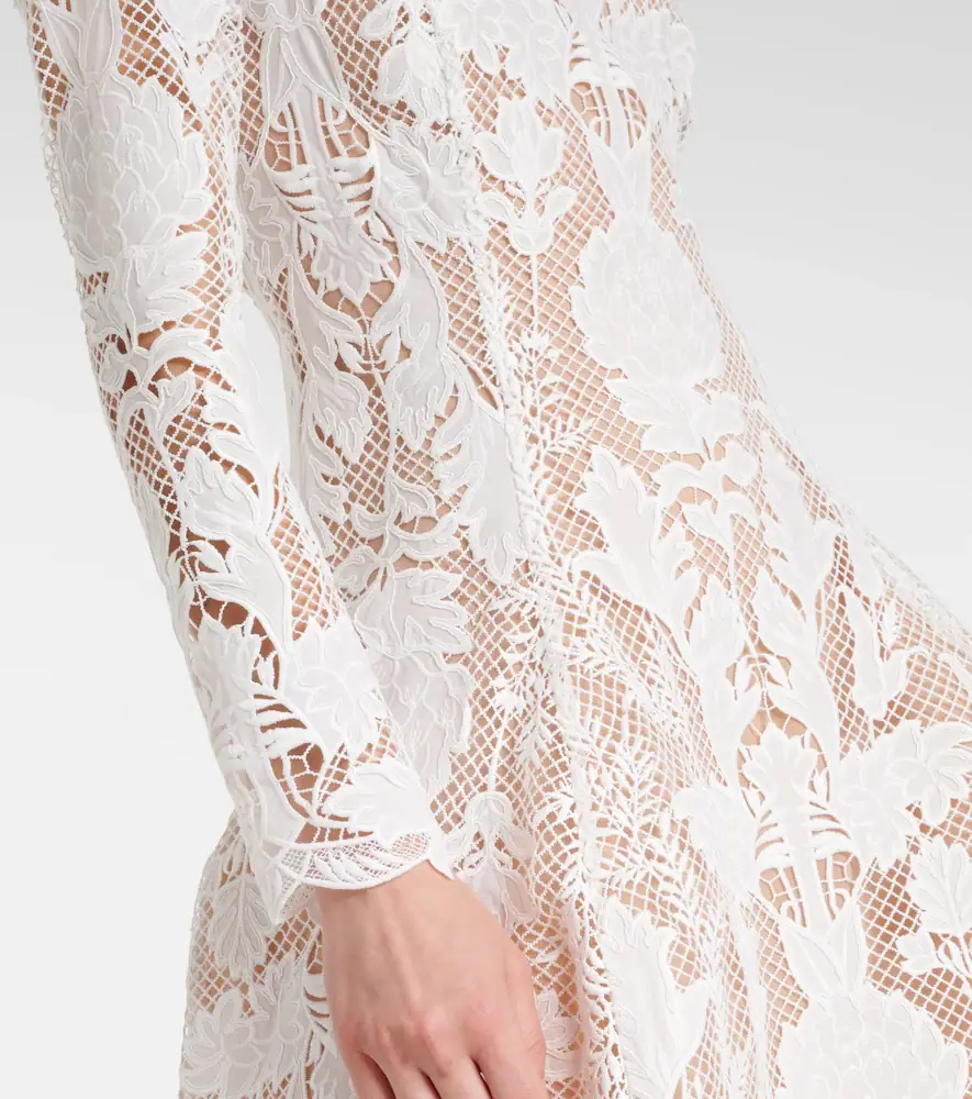 Oscar de la Renta Lace guipure minidress | Thumbnail 3