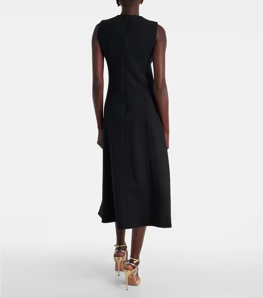 Oscar de la Renta Embellished wool-blend cocktail dress | Thumbnail 5