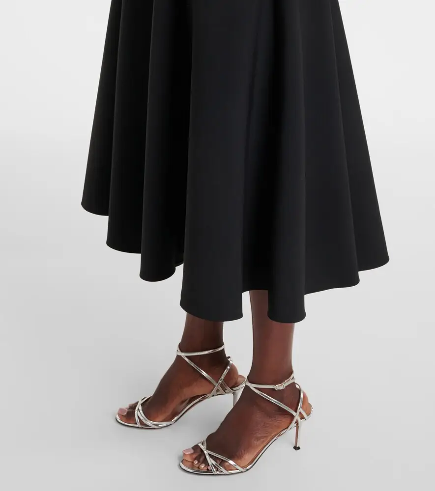 Oscar de la Renta Cutout wool-blend cocktail dress | Thumbnail 6