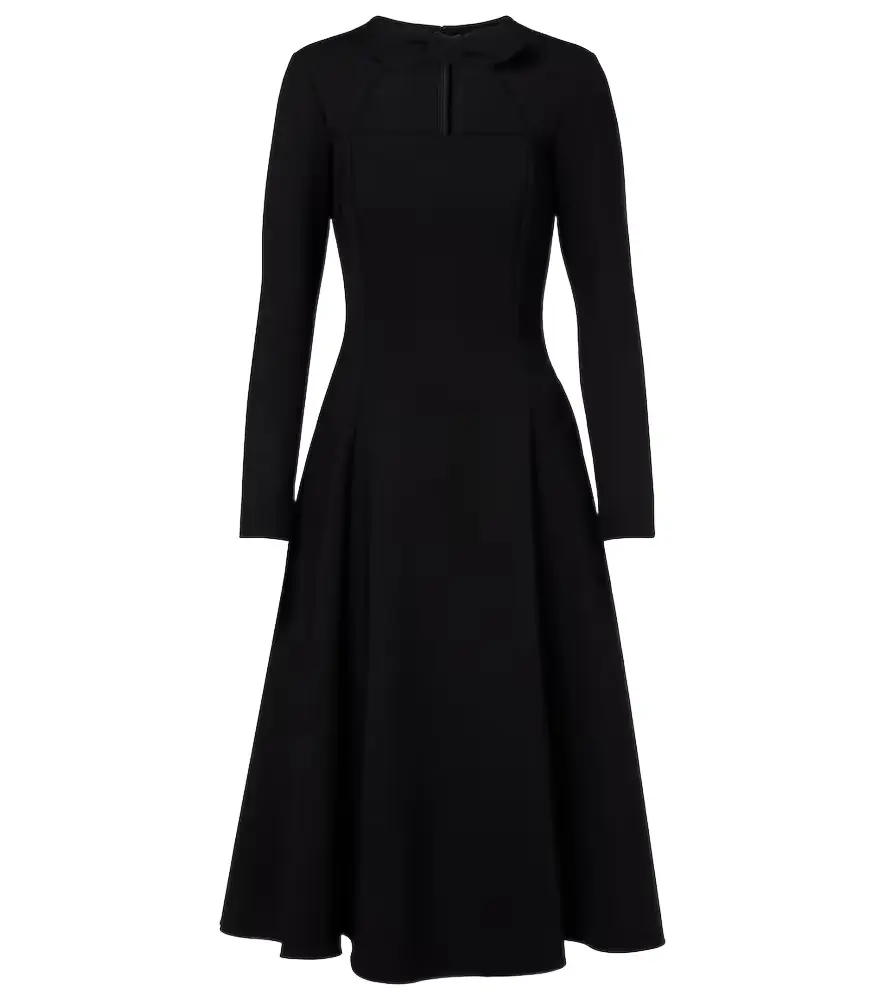 Oscar de la Renta Cutout wool-blend cocktail dress | Image 1 Oscar de la Renta Cutout wool-blend cocktail dress | Image 1