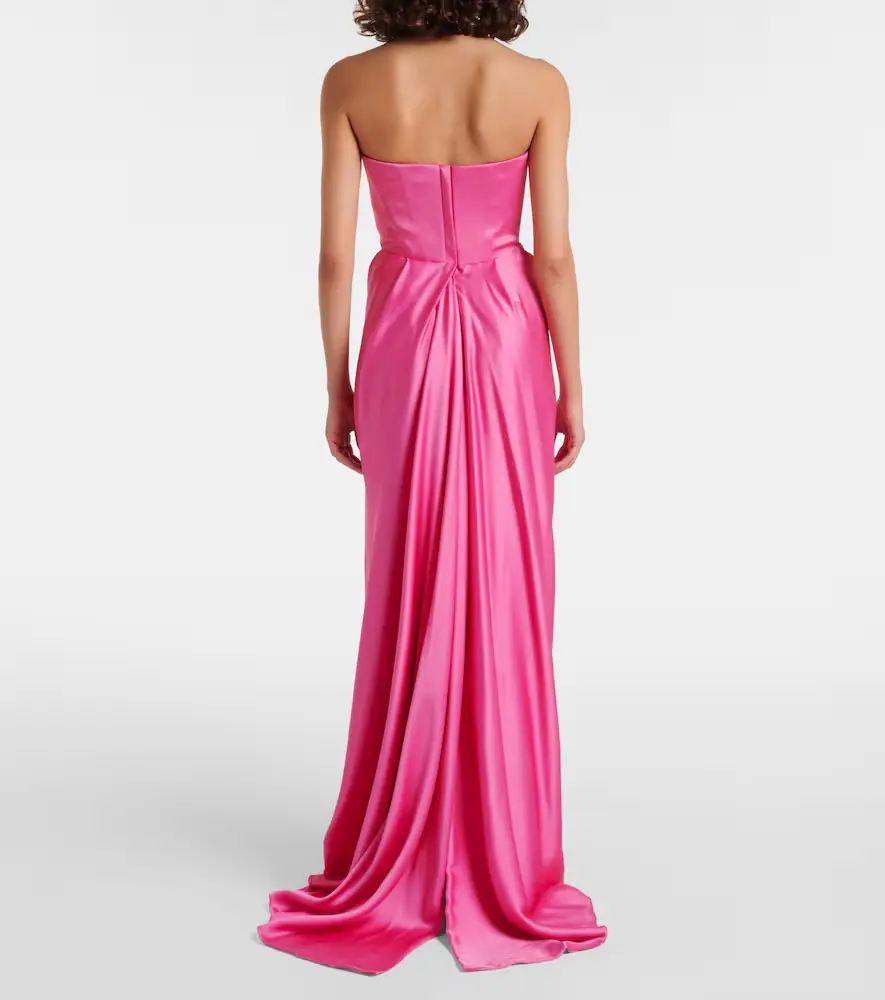Vivienne Westwood Galaxyno strapless satin corset gown | Thumbnail 2