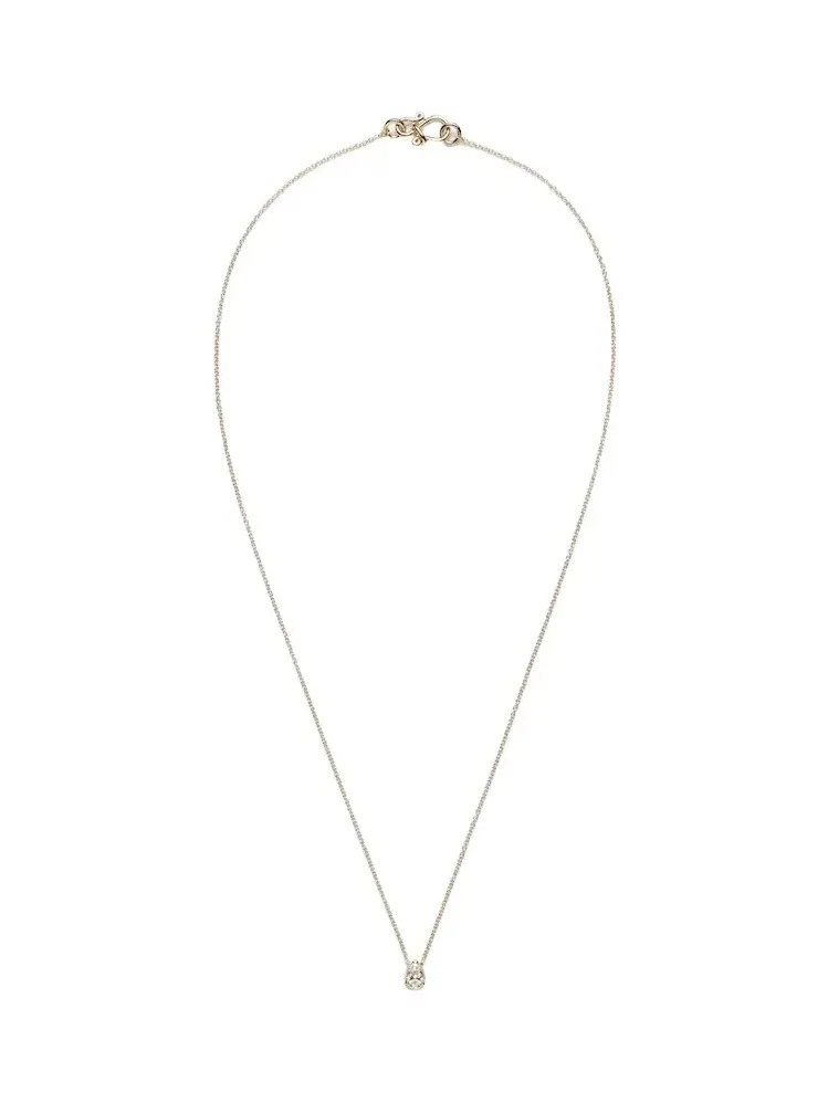 Sky Simple 18kt gold necklace with diamond Sky Simple 18kt gold necklace with diamond