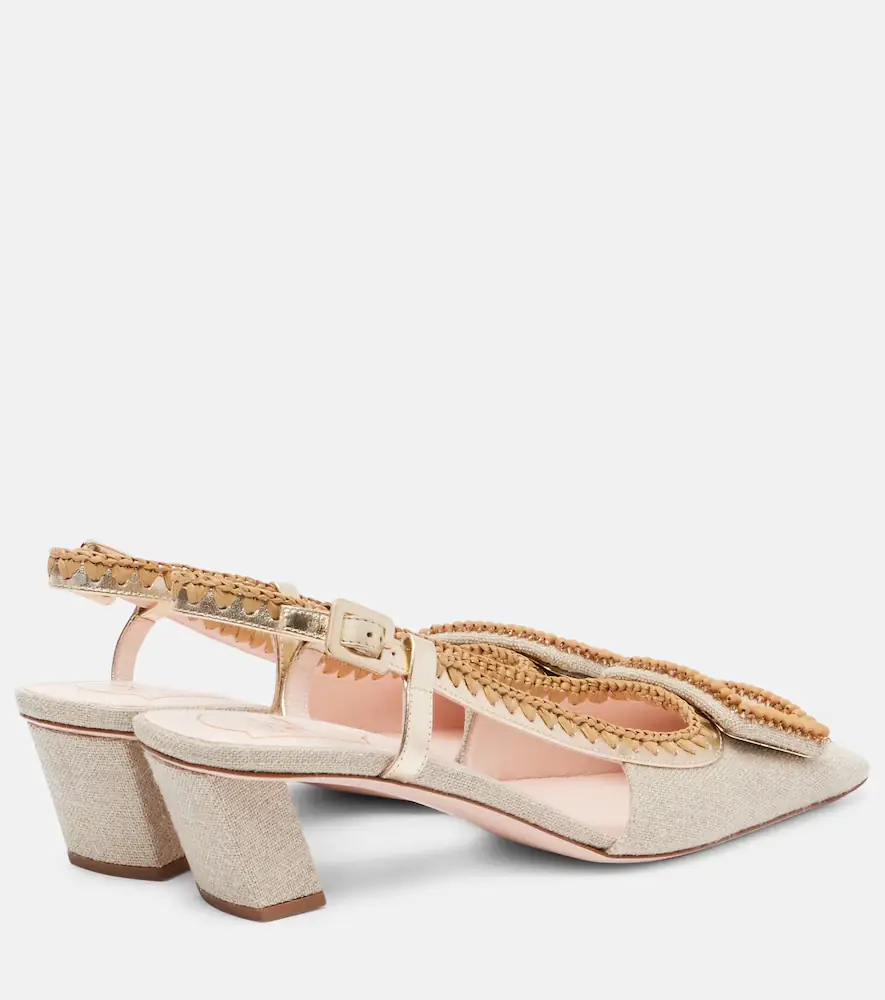 Roger Vivier Belle Vivier embellished slingback pumps | Thumbnail 3 Roger Vivier Belle Vivier embellished slingback pumps | Thumbnail 3