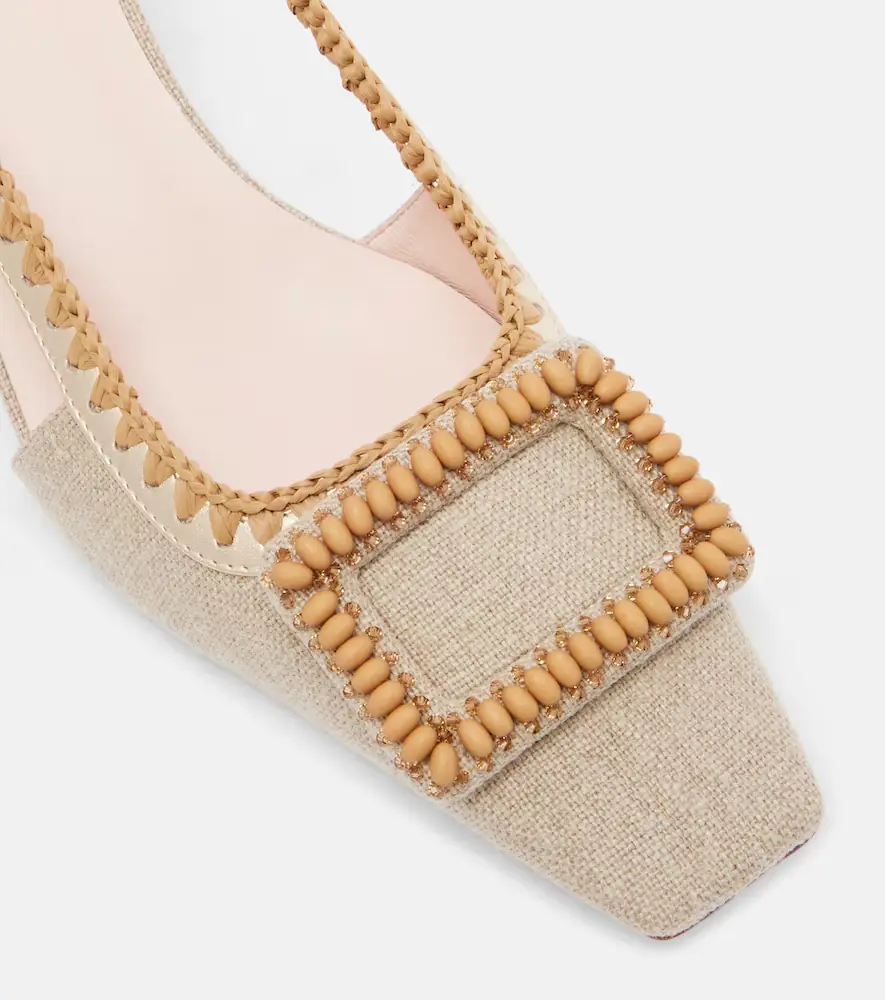 Roger Vivier Belle Vivier embellished slingback pumps | Thumbnail 4 Roger Vivier Belle Vivier embellished slingback pumps | Thumbnail 4
