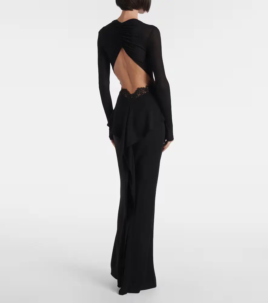 Christopher Esber Endrey Disconnect lace-trimmed gown | Thumbnail 6 Christopher Esber Endrey Disconnect lace-trimmed gown | Thumbnail 6