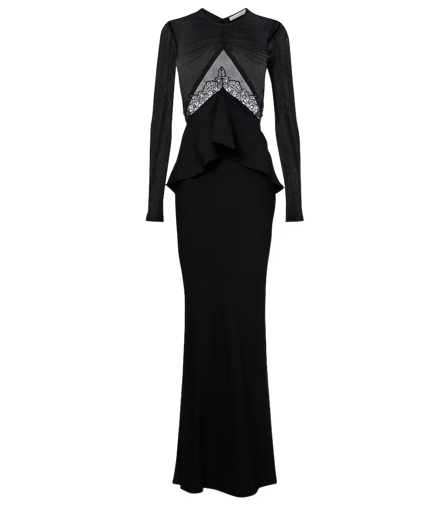 Christopher Esber Endrey Disconnect lace-trimmed gown