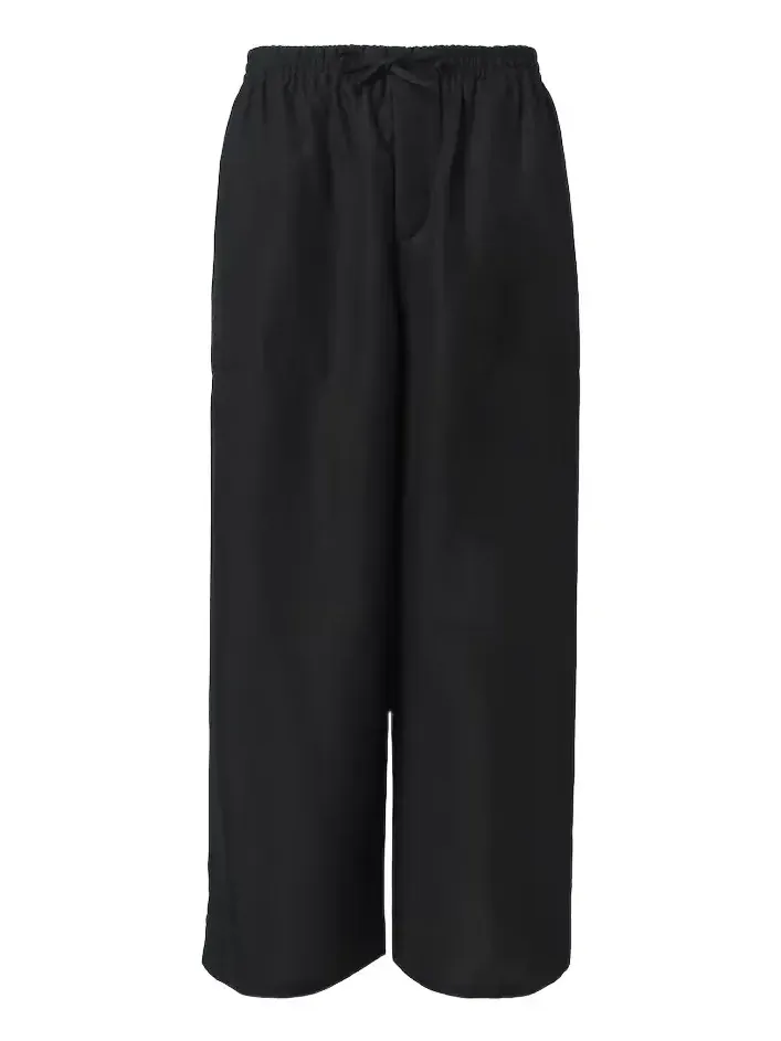 Paula's Ibiza cropped toile wide-leg pants
