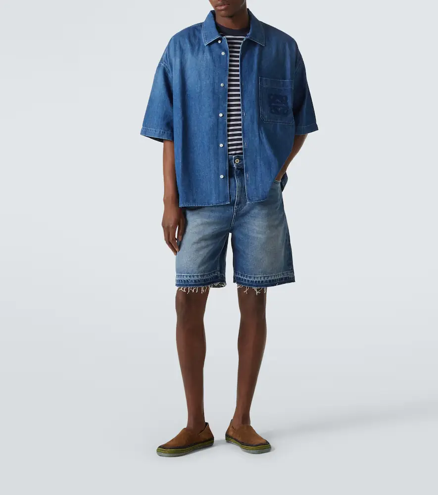 Loewe Paula's Ibiza denim shorts | Thumbnail 3