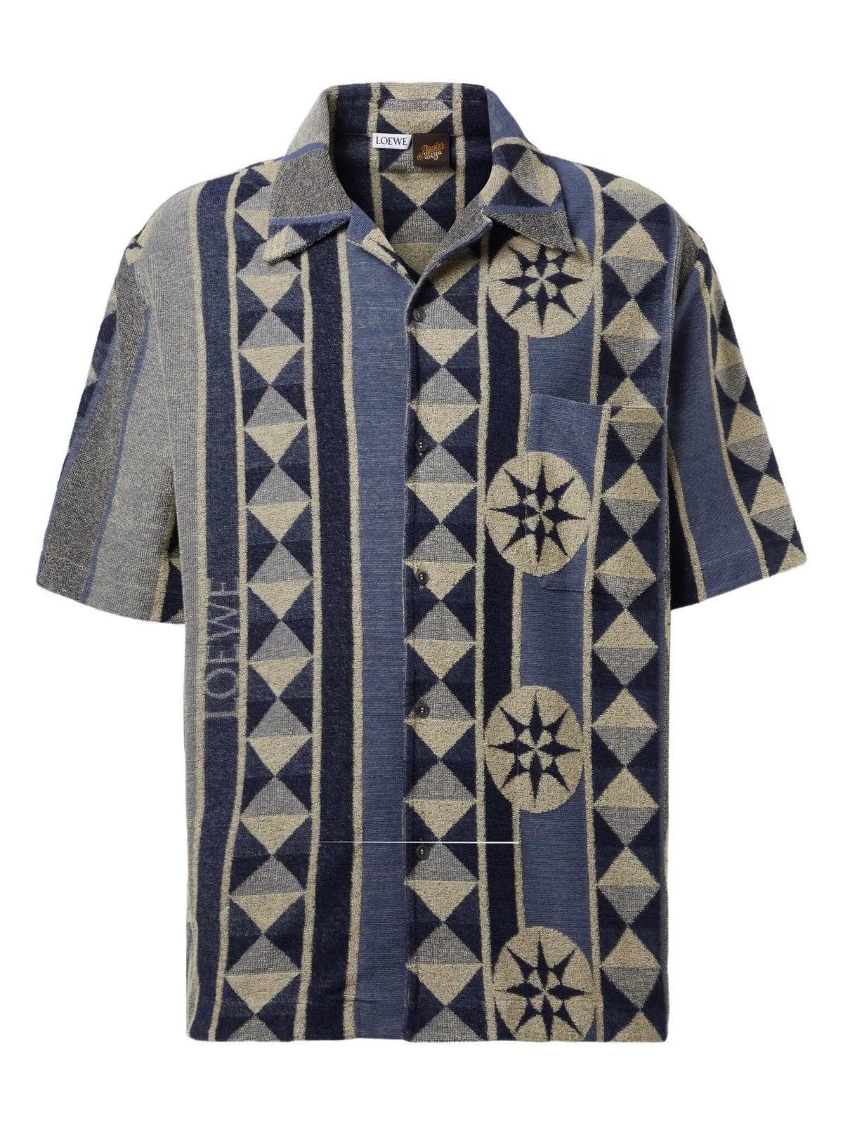 Loewe Jacquard terry bowling shirt