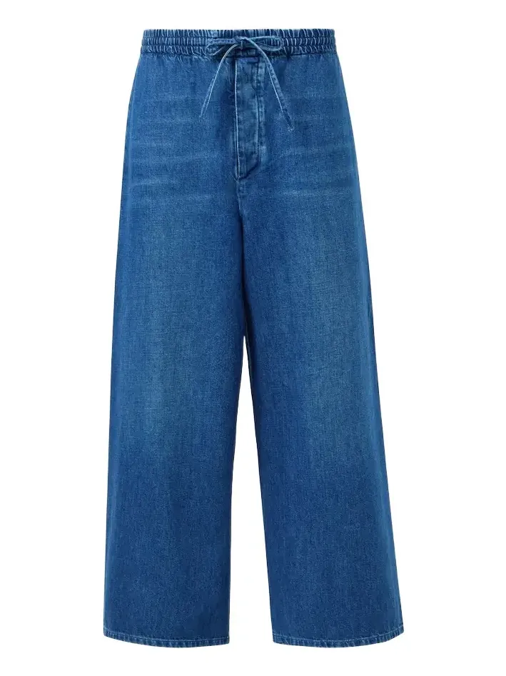 Paula's Ibiza cropped wide-leg jeans Paula's Ibiza cropped wide-leg jeans