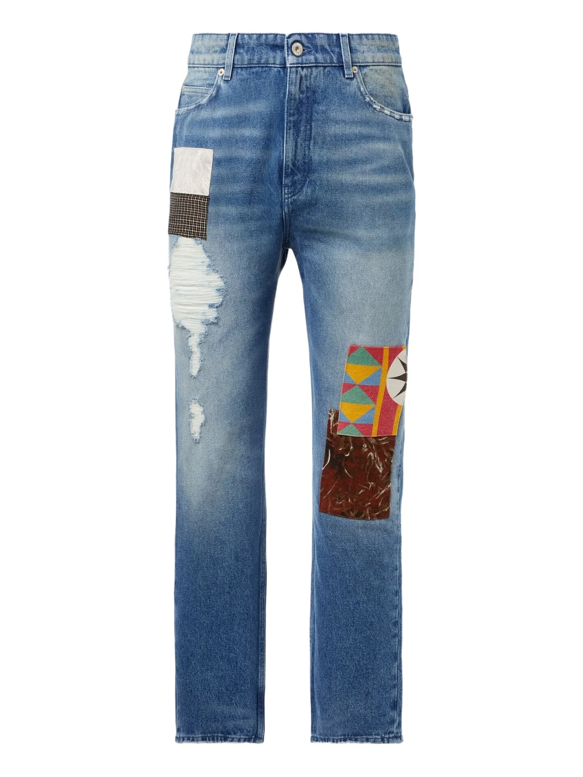 Loewe Patchwork straight jeans