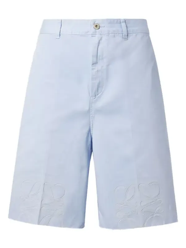Paula's Ibiza Anagram cotton twill Bermuda shorts
