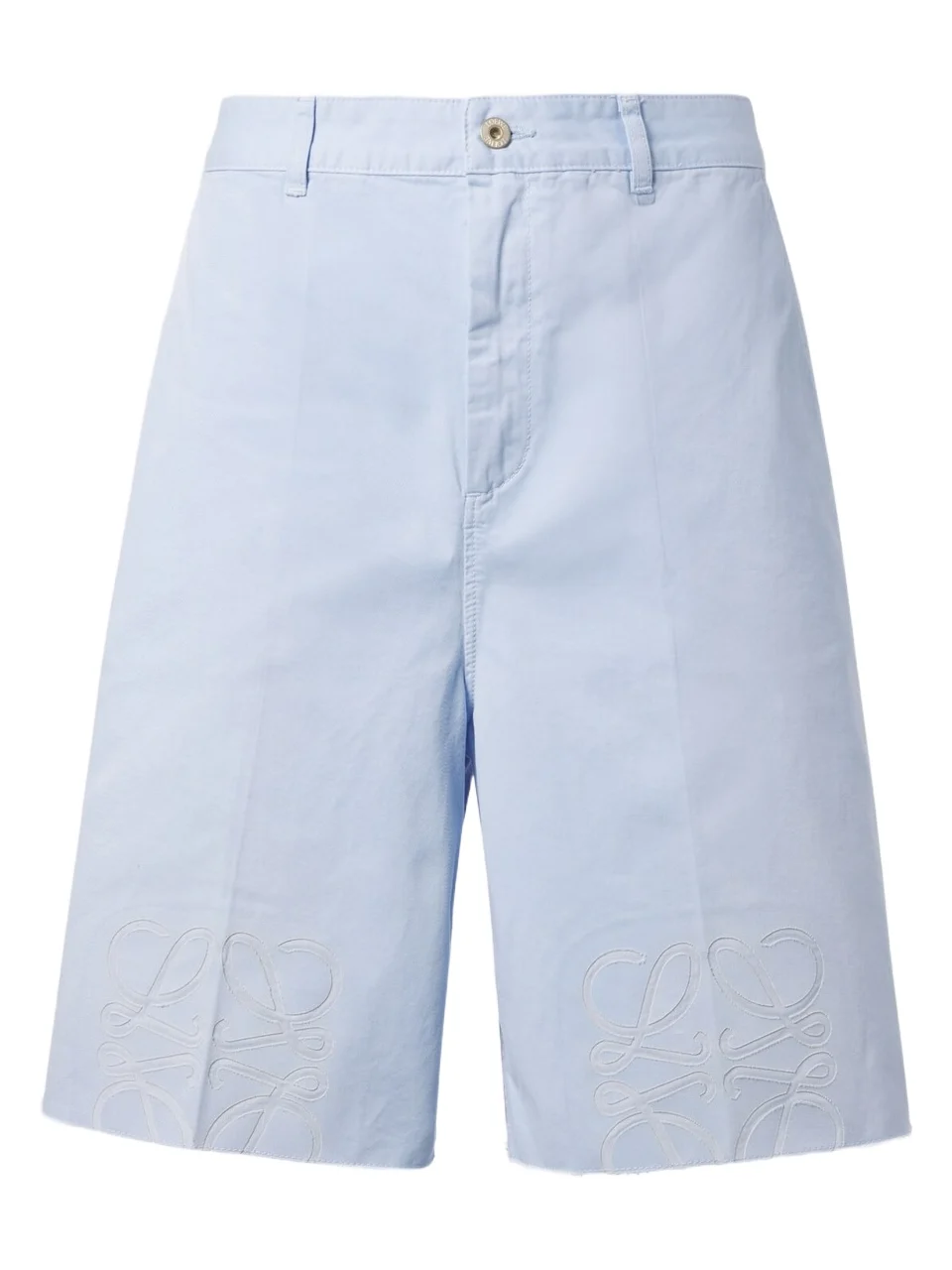 Paula's Ibiza Anagram cotton twill Bermuda shorts Paula's Ibiza Anagram cotton twill Bermuda shorts
