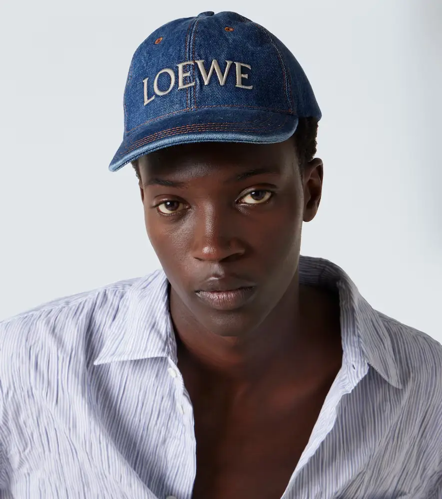 Loewe Logo denim baseball cap | Thumbnail 4 Loewe Logo denim baseball cap | Thumbnail 4