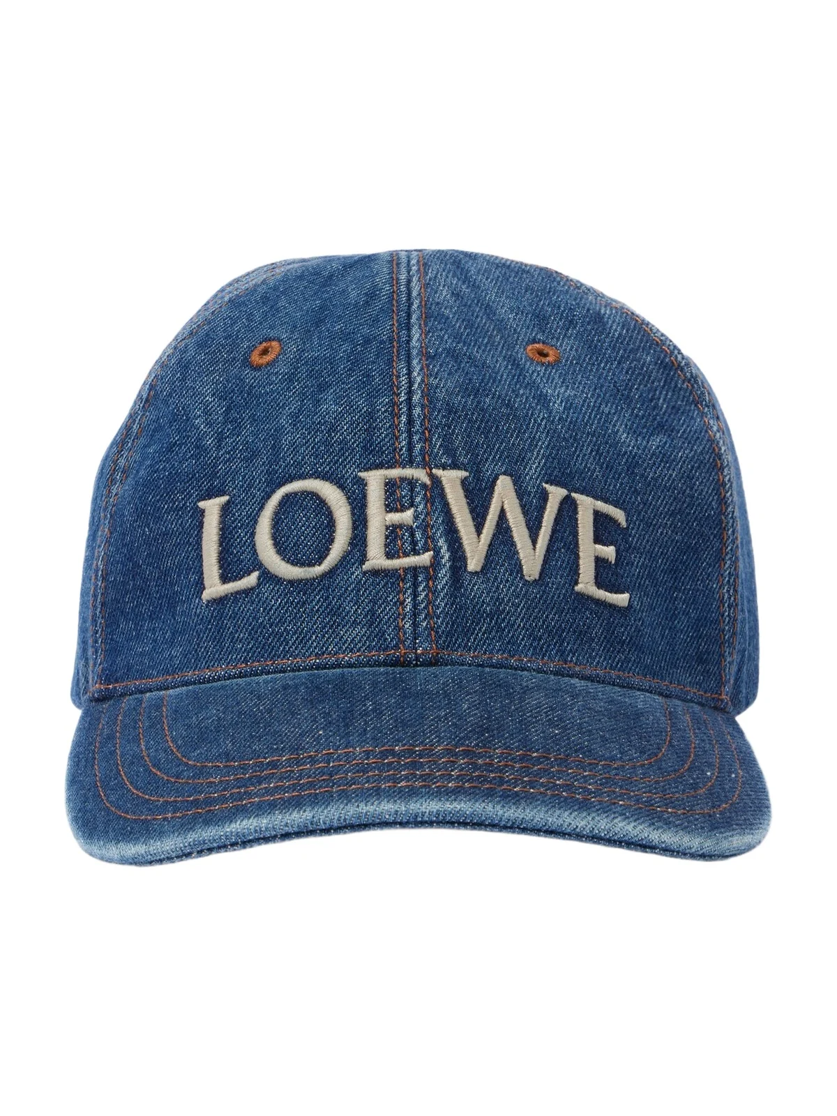 Loewe Logo denim baseball cap