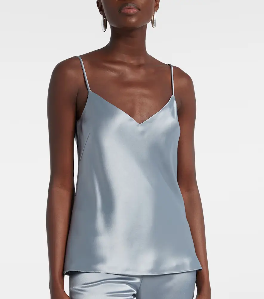 Galvan Ischia satin camisole | Thumbnail 3