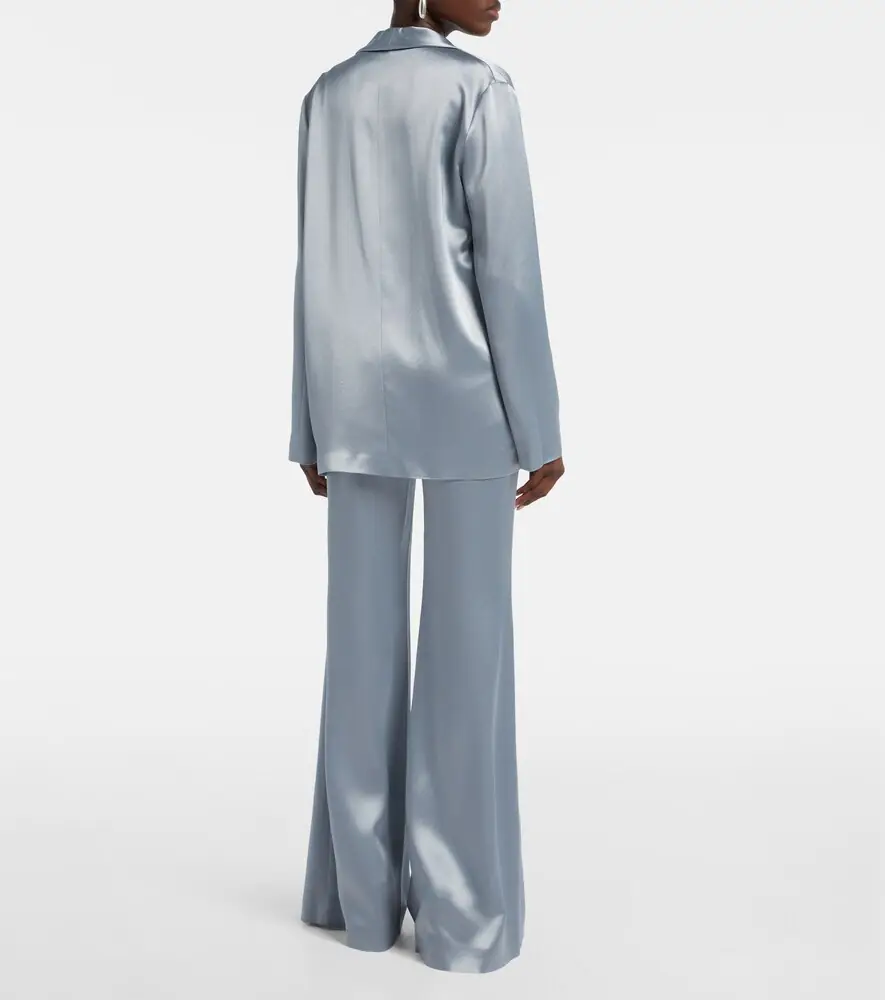 Galvan Julianne satin blazer | Thumbnail 5 Galvan Julianne satin blazer | Thumbnail 5