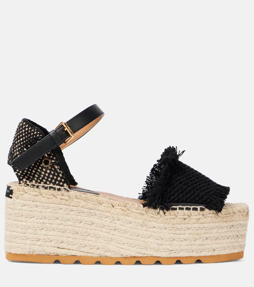 Stella McCartney Gaia platform espadrille sandals | Thumbnail 3
