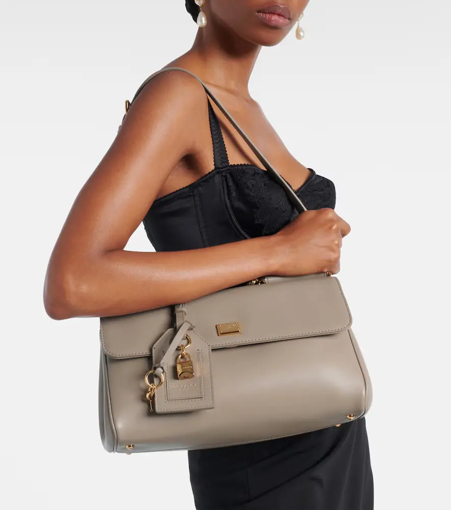 Dolce & Gabbana Sicily Medium leather tote bag | Thumbnail 6