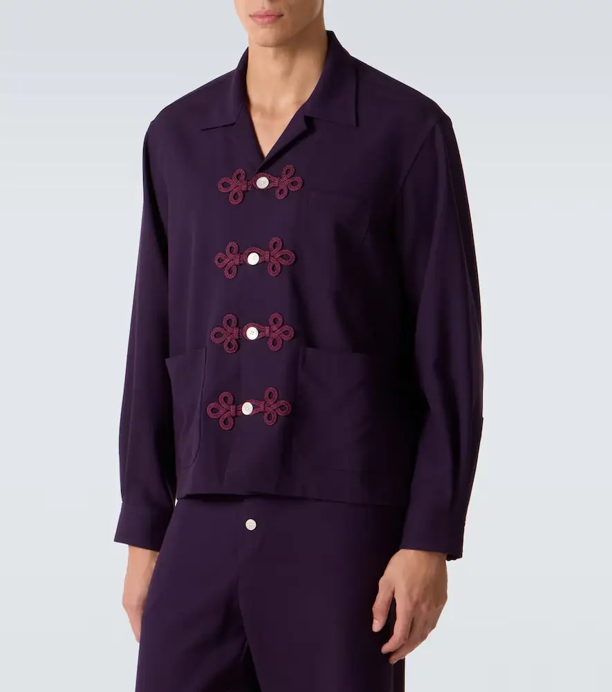 BODE Astor embroidered wool shirt | Thumbnail 2 BODE Astor embroidered wool shirt | Thumbnail 2