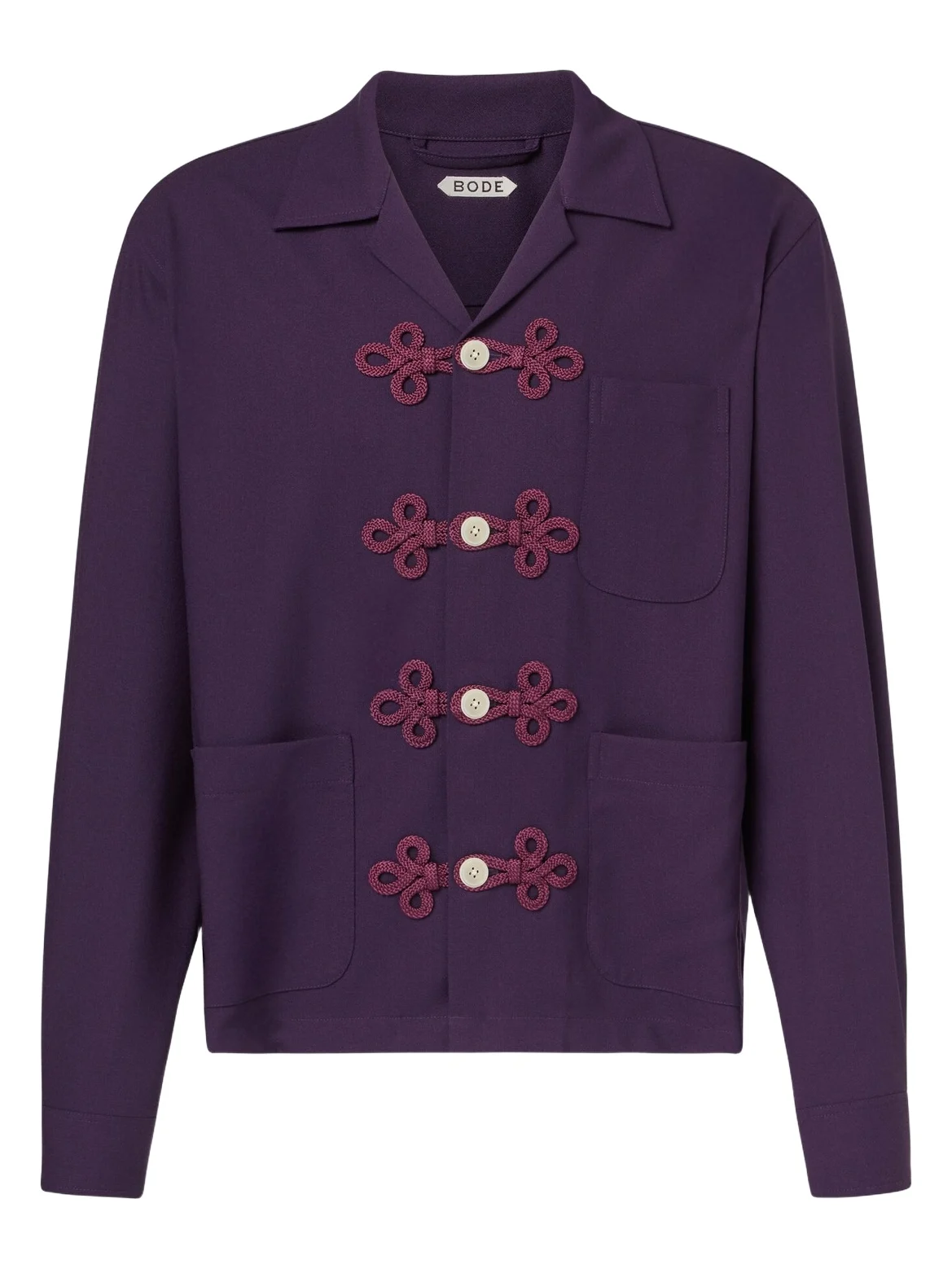 Astor embroidered wool shirt Astor embroidered wool shirt