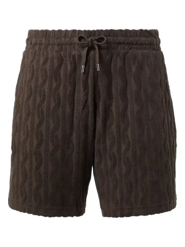 Augusto cotton jacquard shorts